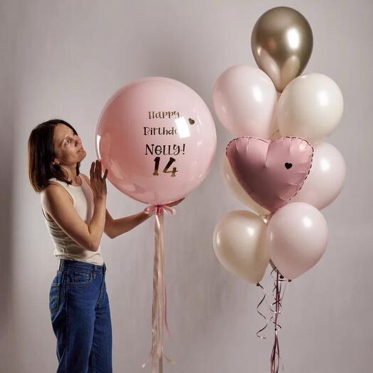 Juego de bolas para la hija "ternura rosa"