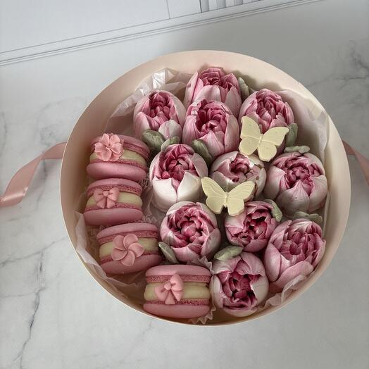 Tulipanes de malvavisco y pasta