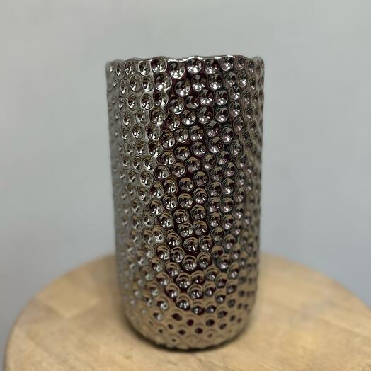 Ваза пузырьки серебро