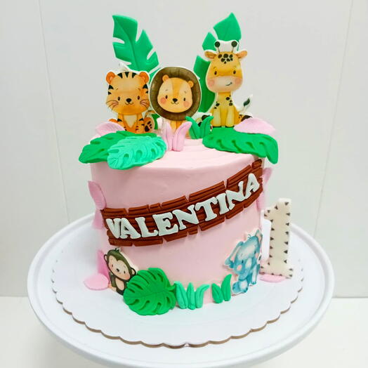 Tarta choconate Safari Cumpleanos