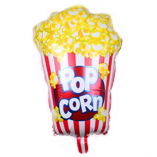 Воздушный шар гелий ПОП КОРН. Helium balloon Pop Corn