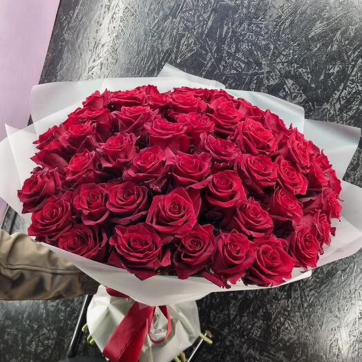 Букет из 49 эквадорских роз