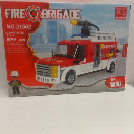 Конструктор Пожарная бригада "Машина"