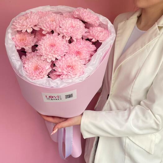 Букет S из Premium хризантем