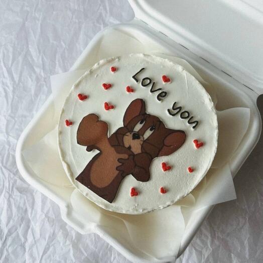 Бенто торт Love You