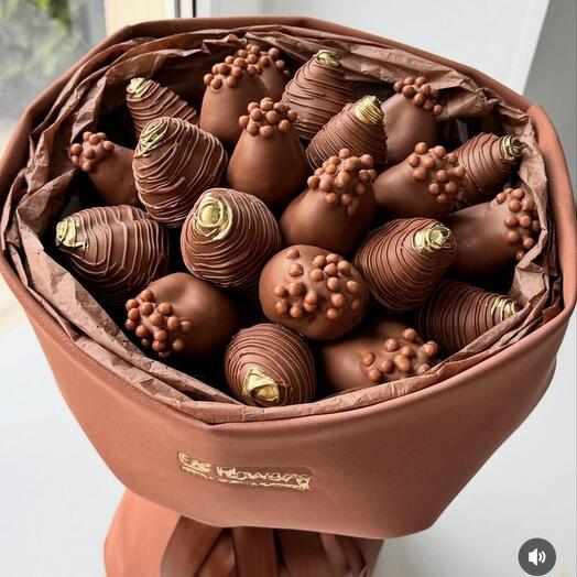 Клубника в шоколаде 21 штука