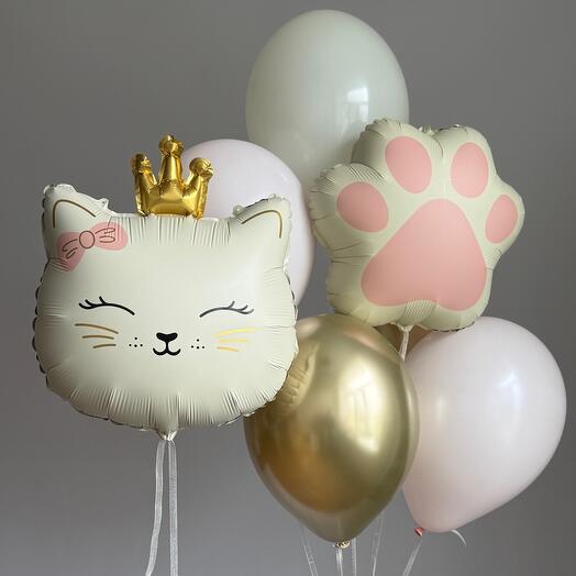 Cat's Paw Balloon Set