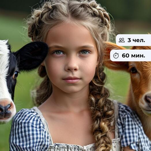 Встреча с животными. Экскурсия на Ранчо Шарье