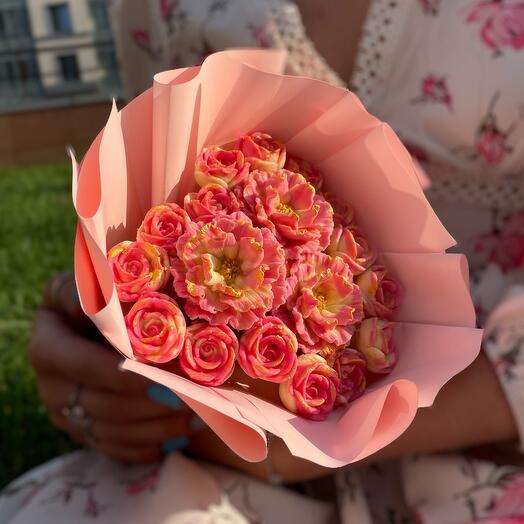 Букет из шоколадных цветов «сияние»