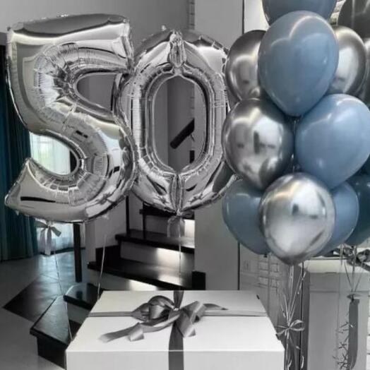 Шары на юбилей мужчине 50 лет