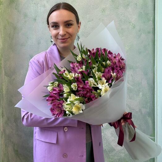 Альстромерия микс