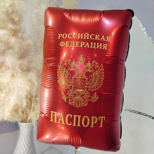 Воздушный шар на совершеннолетие паспорт