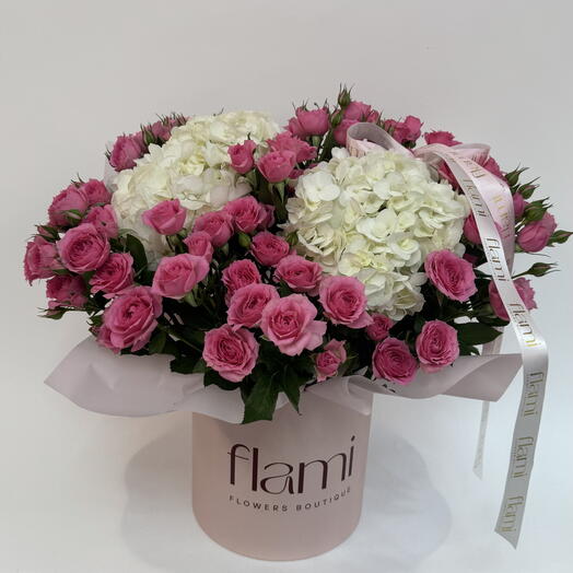 Цветы в коробке