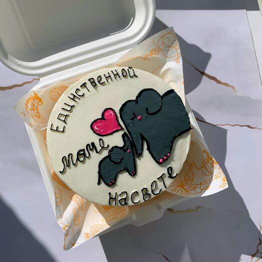 Бенто торт «маме»