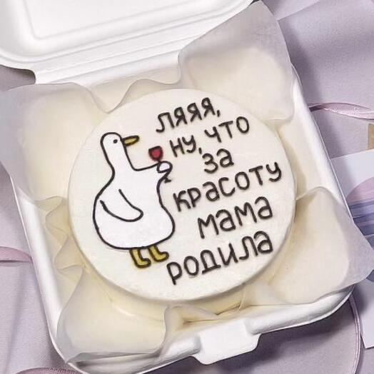 🪿 Бенто торт "гусь" на день рождения