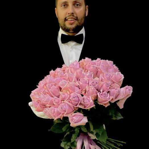 Люкс Курьер с розами