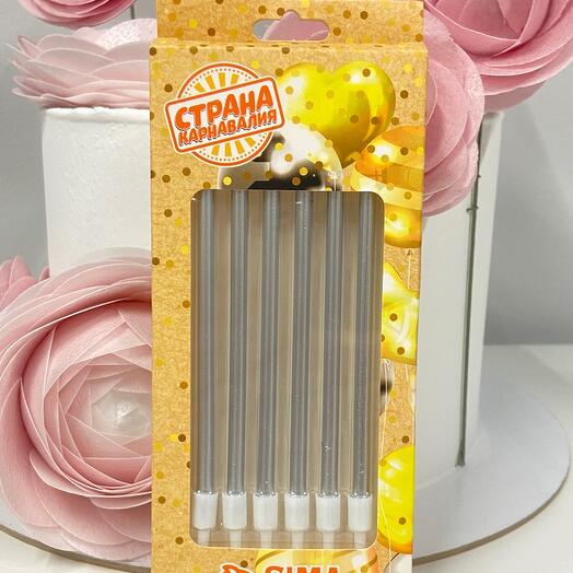 Свечи прямые (серебро)