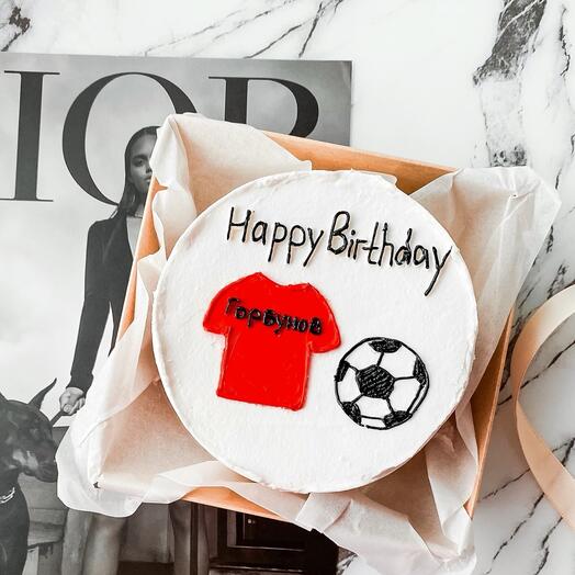 ПП торт Happy  birthday футбол без сахара, без глютена