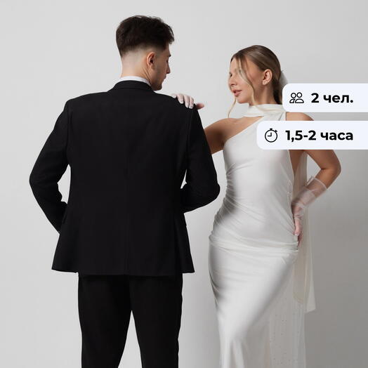 Вдохновение чувств.  Свадебная фотосессия в студии