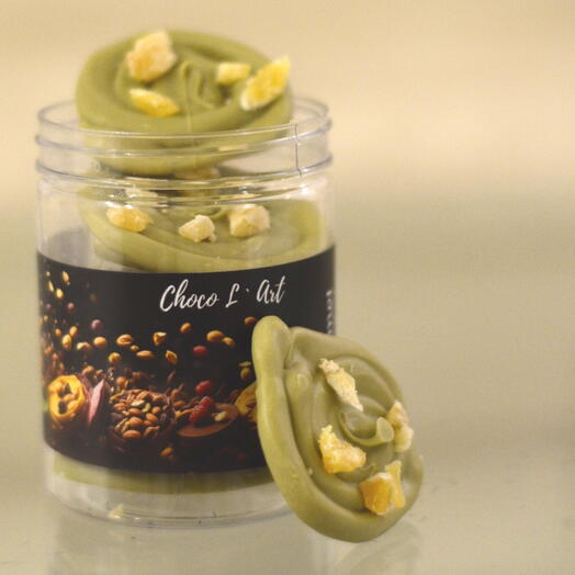 Chocolate mediants of Matcha-Mint