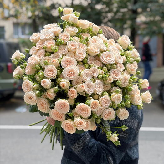 Кустовые розы Софи 19 шт