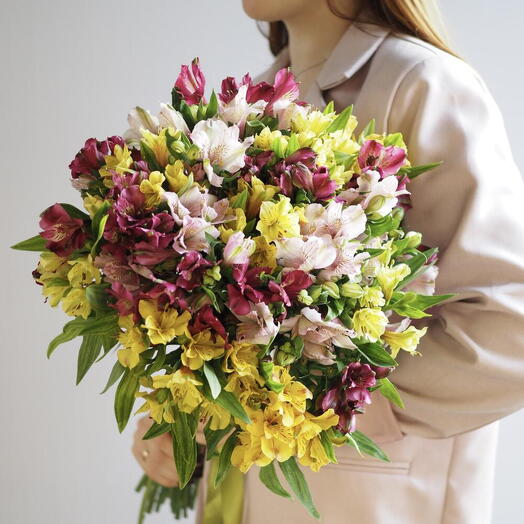 ТОП ЦЕНА Яркое признание из 23 альстромериию