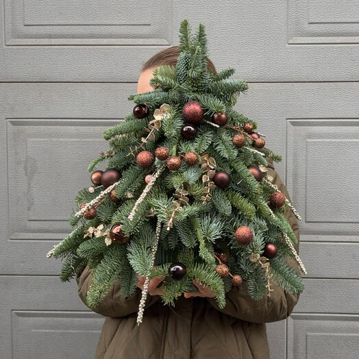 Brown christmas tree