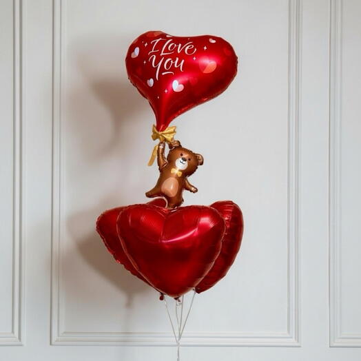 Набор Шаров парящий Мишка