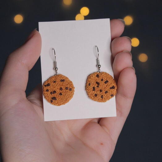 Серёжки «печеньки» 🍪