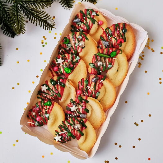 Новогоднее печенье с предсказаниями