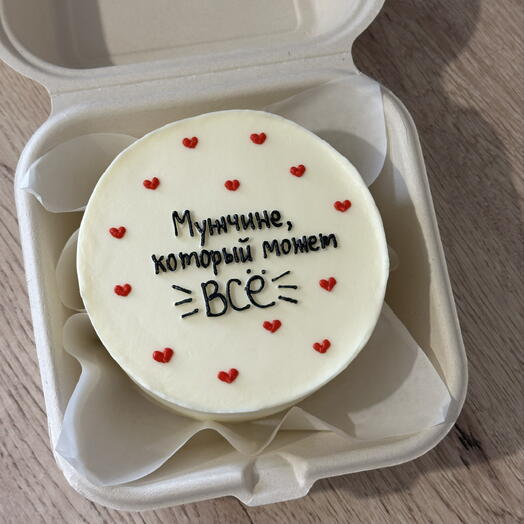 Бенто-торт « мужчине который может всё» для парня/ мужа