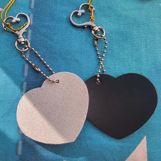 Набор парных брелоков "Сердца" (ручная работа)