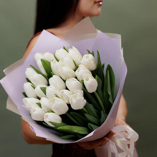 Белые тюльпаны - 25