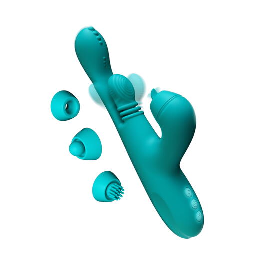 Amovibe Sensa Sway, вибратор кролик со сменными насадками и массажем на 360 градусов