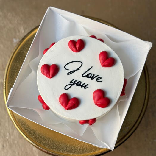 Бенто торт «I love you»