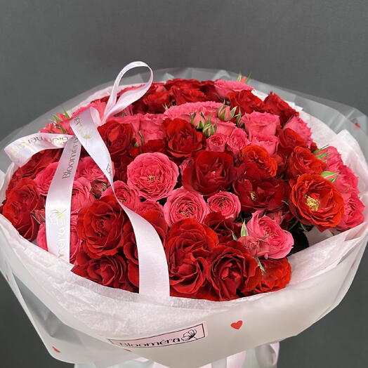 Спрей роза mix