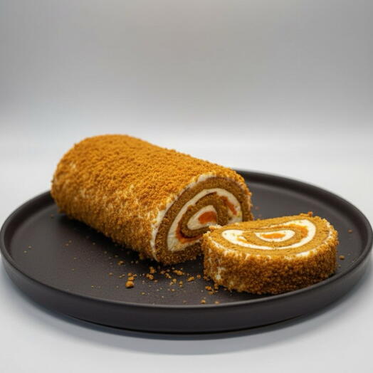 Рулет медовый с облепихой