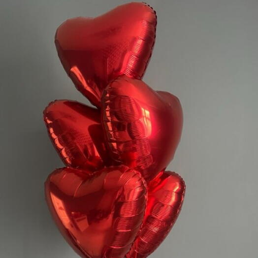 Шарики сердечки 5 шт🥰