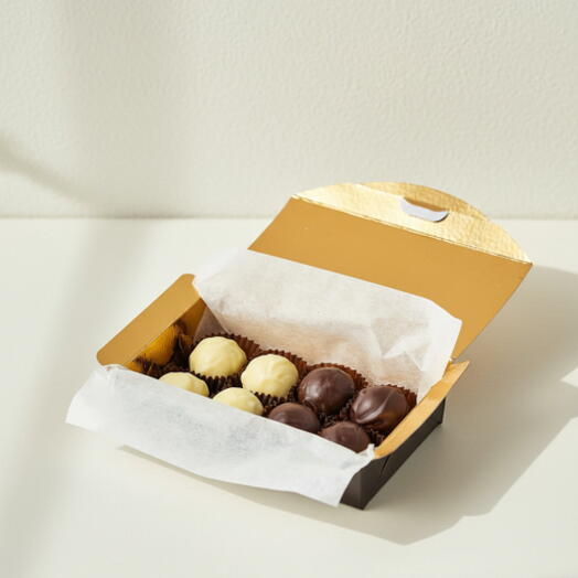 Ассорти из 8 сырных конфет трюфель с голубым сыром "Larka Chocolates"