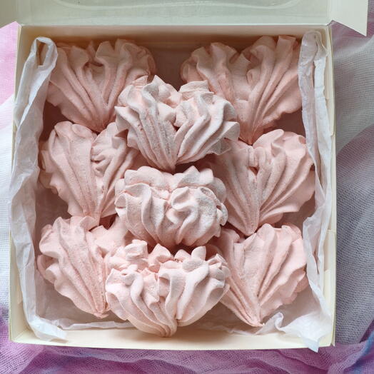 Сердечки из зефира