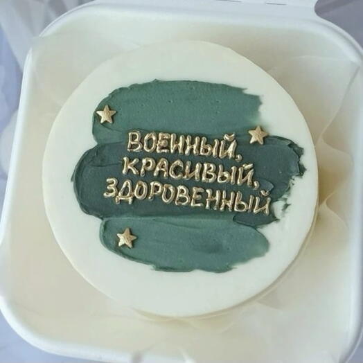Бенто торт на 23 февраля военный красивый здоровенный
