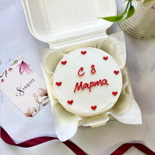 Бенто-торт на 8 марта, подарок маме, девушке, жене, бабушке, сестре,подруге, коллеге
