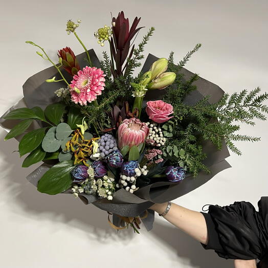 Большой букет «Из всего невиданного» экзотика