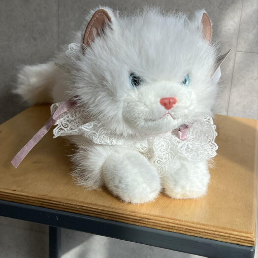 Кошечка белая (мяукает)