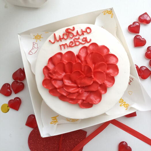 Бенто торт Люблю тебя