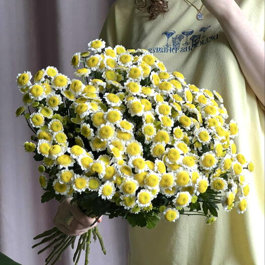 🌼Букет 21 ромашек хризантем Сантини (сан ап). Цветы в подарок женщине, любимой девушке, жене, маме, дочке