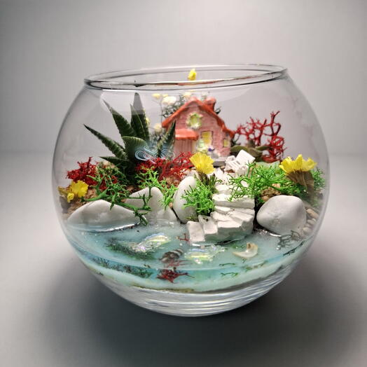 Флорариум подарок  на день рождения