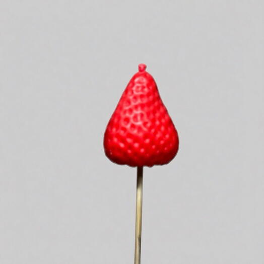 Свеча на торт- клубника