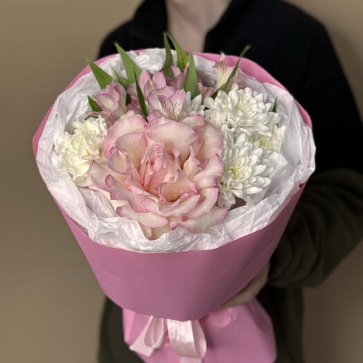 Букет с ажурной розой🌸