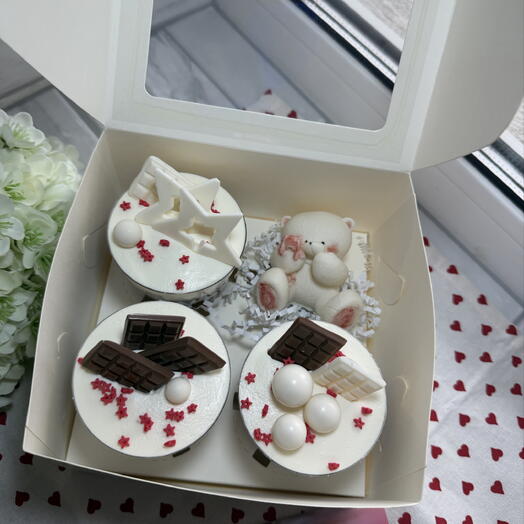 Trifles with a chocolate bear